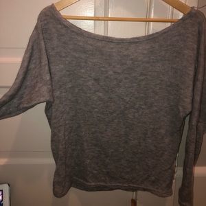 Off the shoulder sweater
